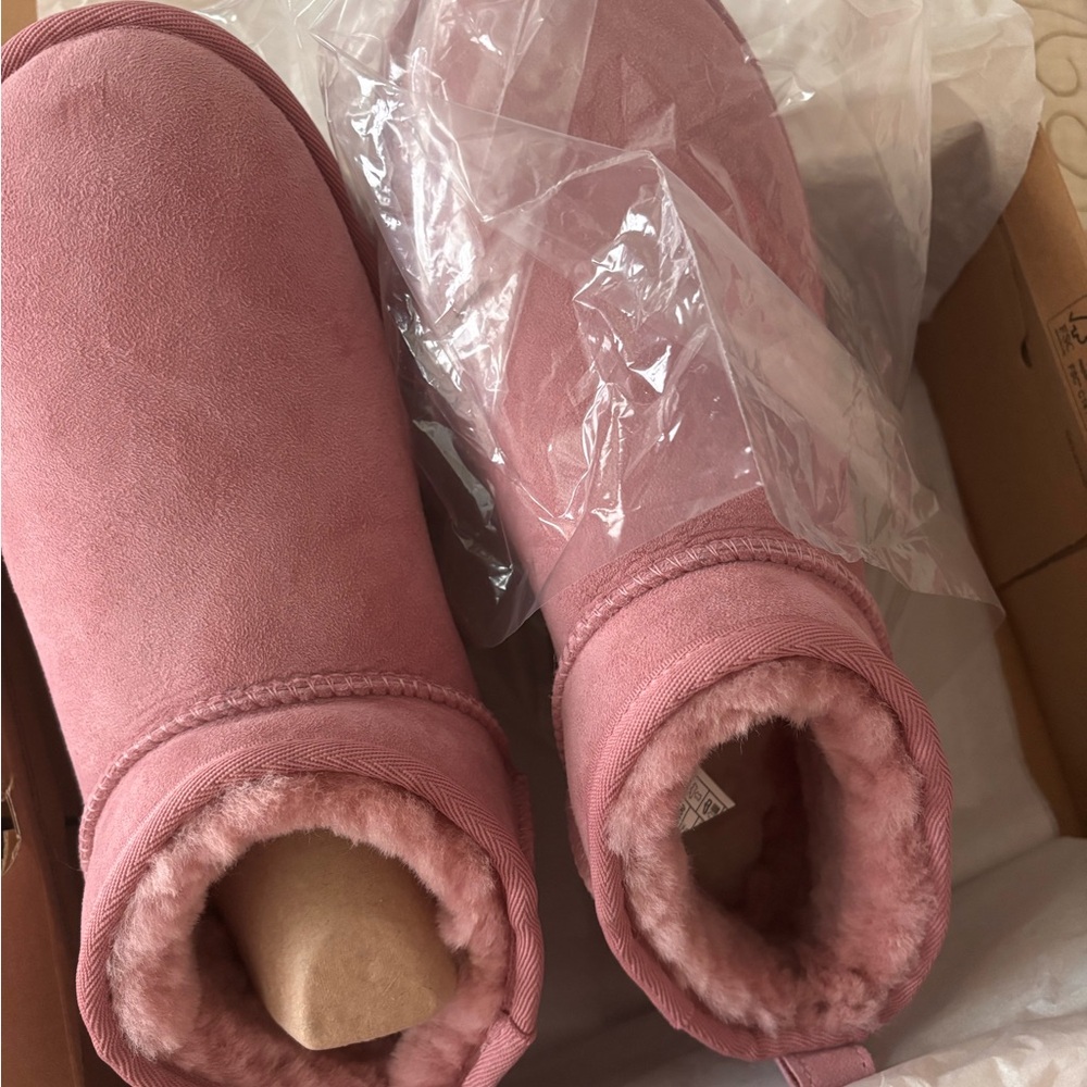 UGG Pink Women's ultra classic mini bootie